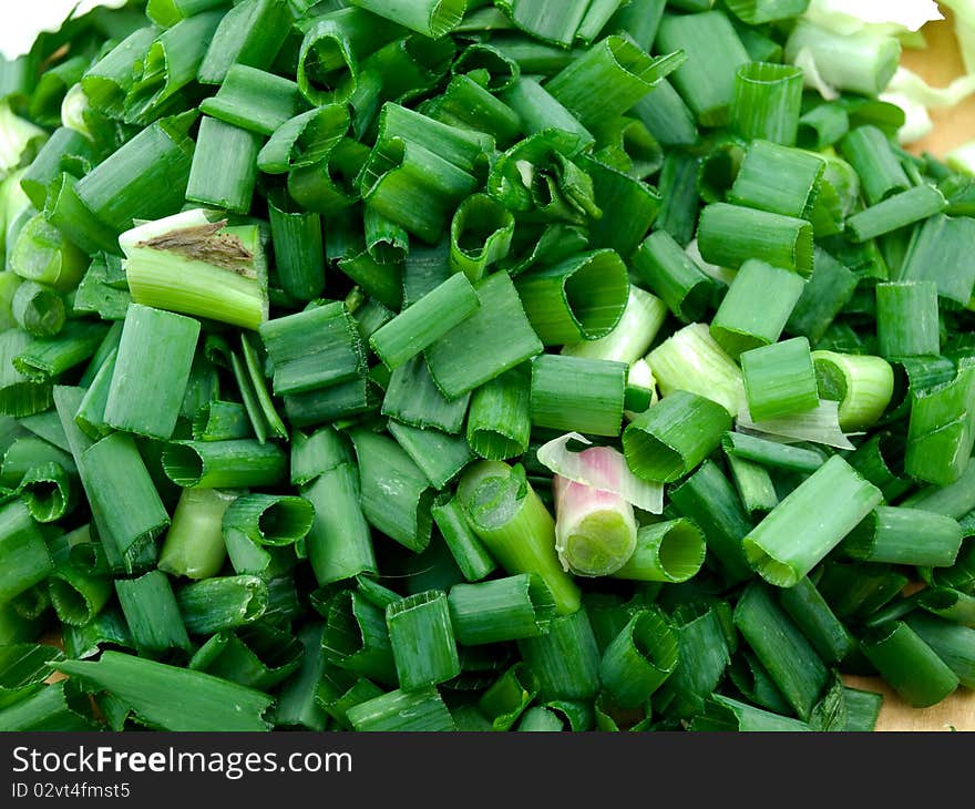 Heap of the cut green onions in all shot it is possible to use as a background. Heap of the cut green onions in all shot it is possible to use as a background