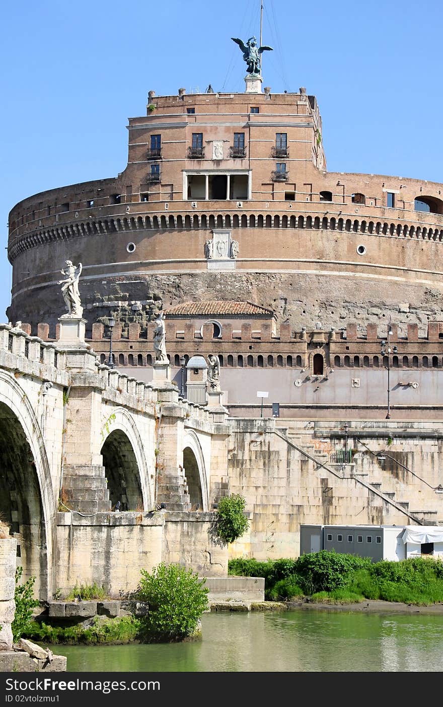 Castel Sant  Angelo In Rome, Italy