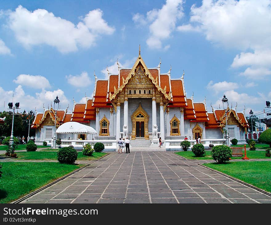 Wat Benchamaborpit In Full Glory