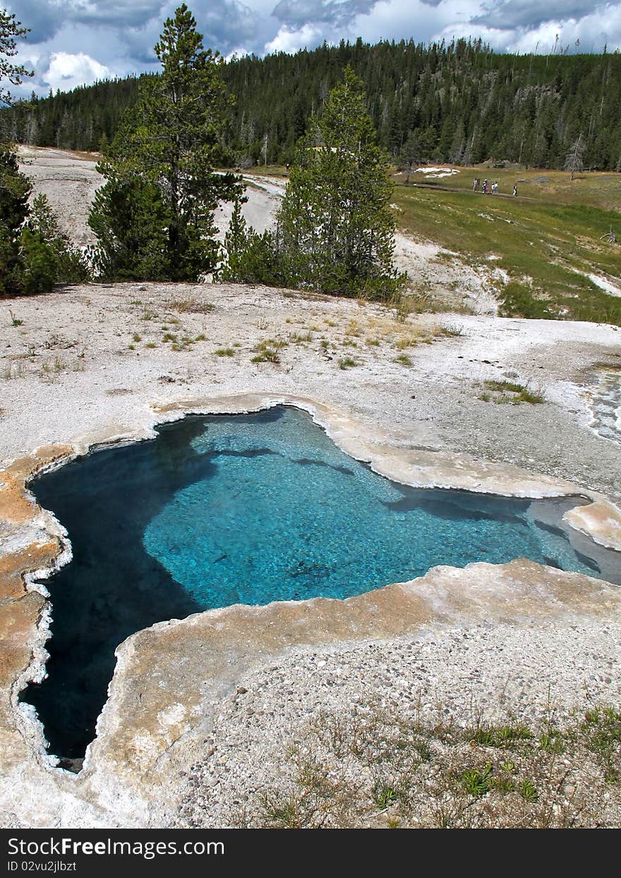 Landscapes of yellow stone national park