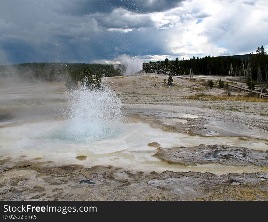 Landscapes Of Yellow Stone National Park