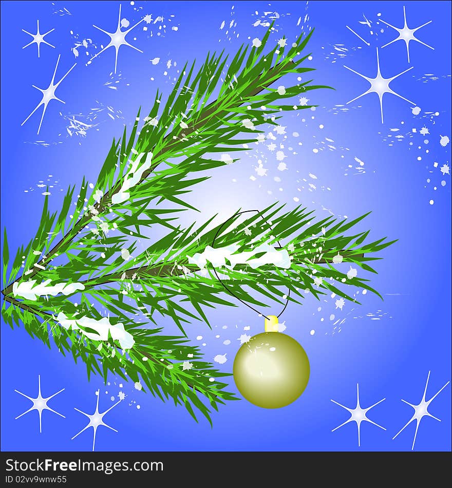 Christmas tree. Vector