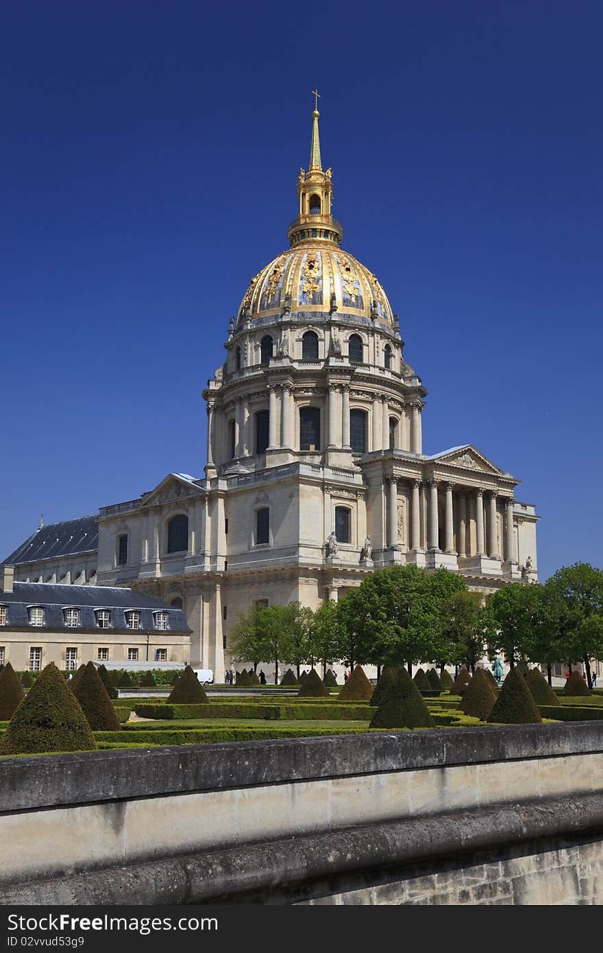 Les Invalides in Paris, France