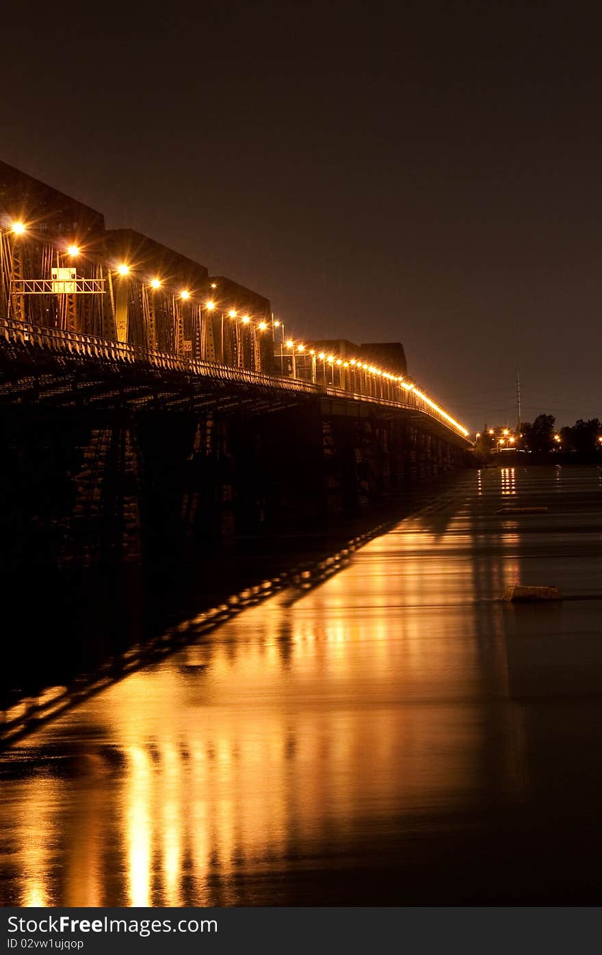 Victoria Bridge In Montreal