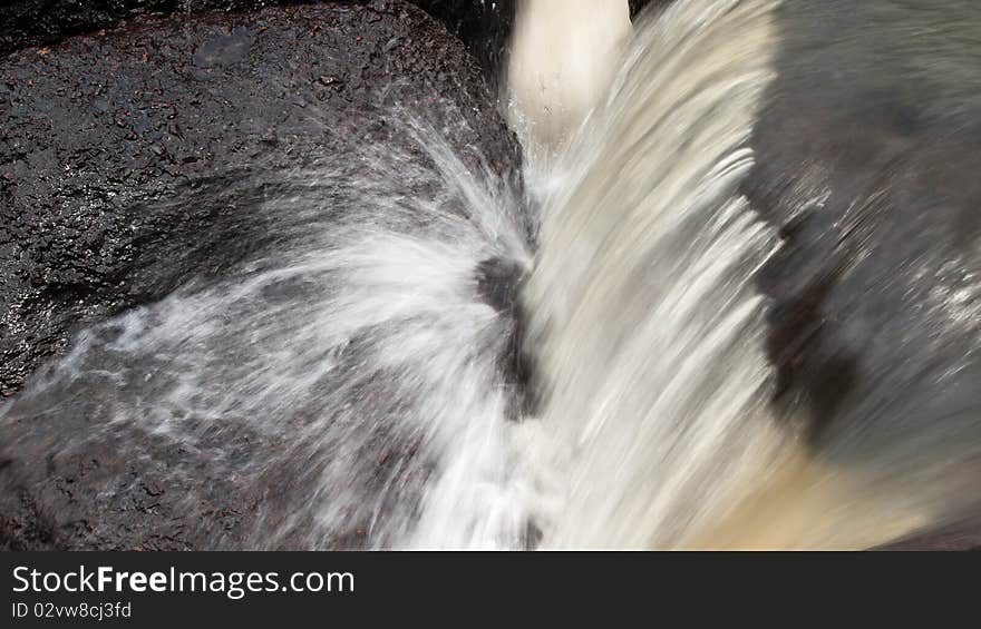 Water fall the Power of nature