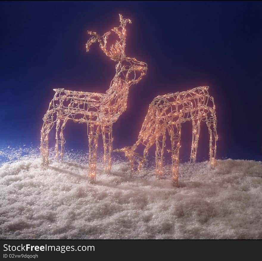 Lighted reindeer