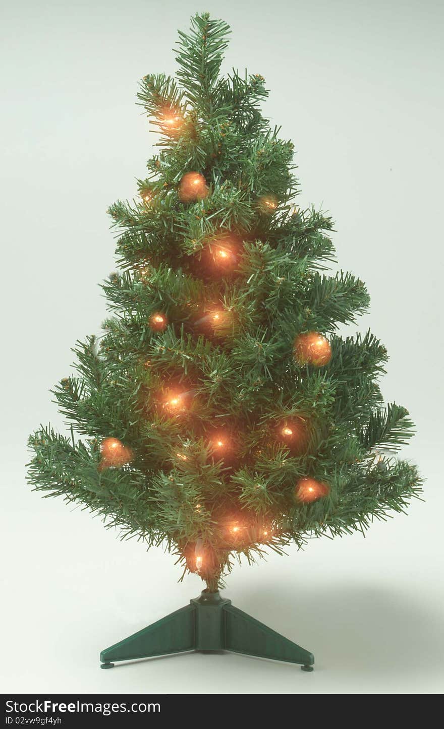 Illuminated Artificial Christmas Tree