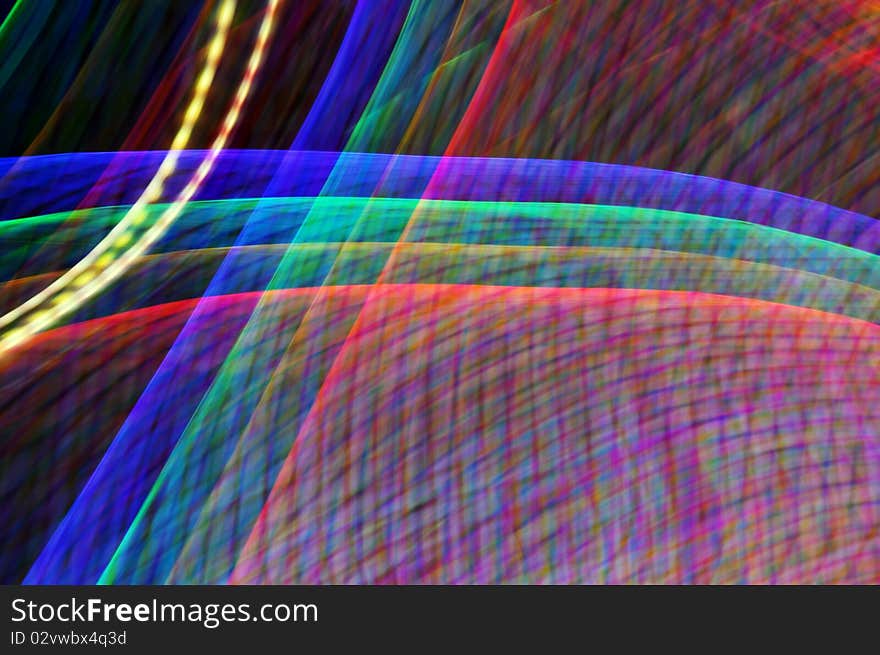 Colorful lights in movement, abstract background. Colorful lights in movement, abstract background