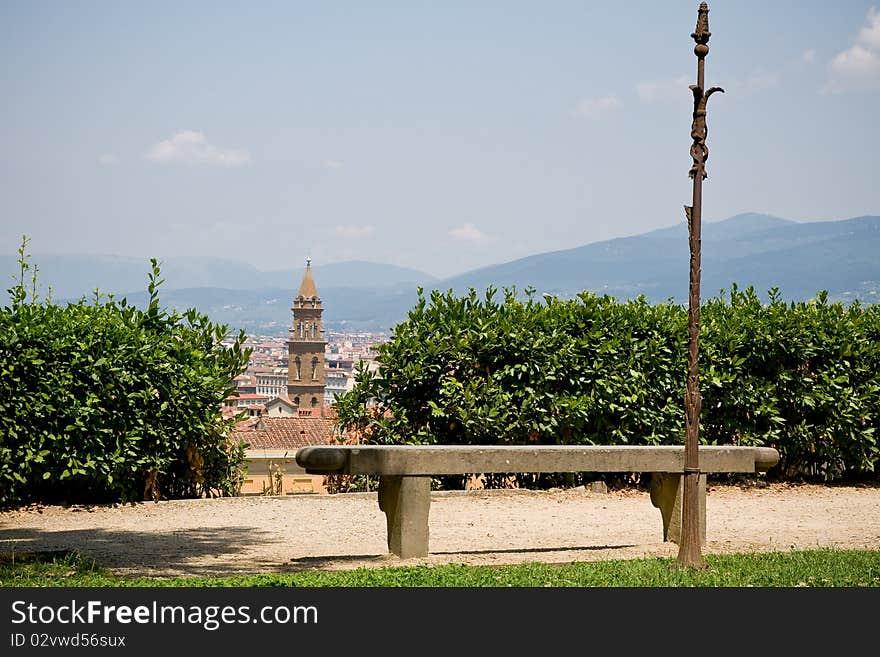 Bench In Florence