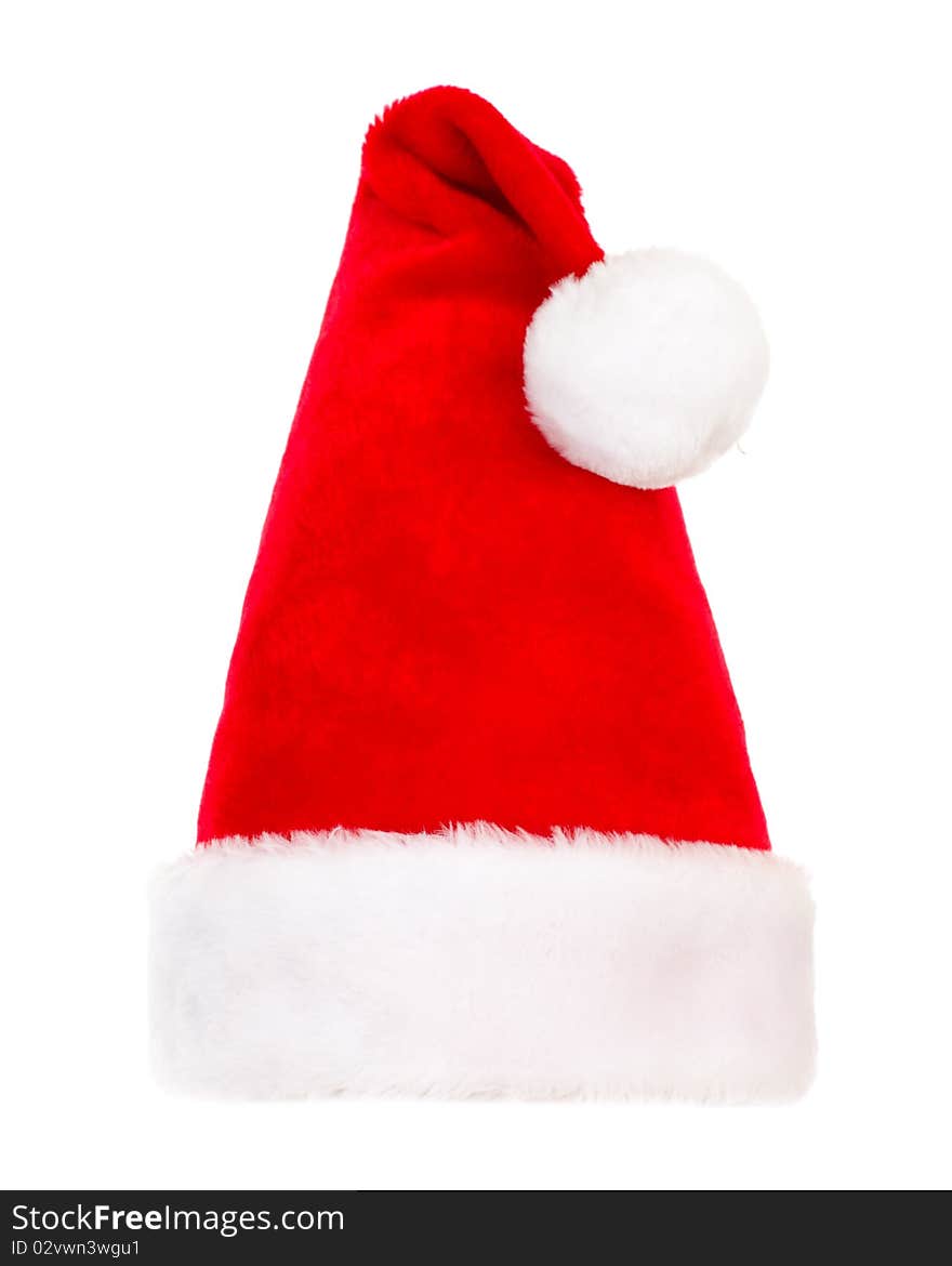 Santa hat Isolated over white background