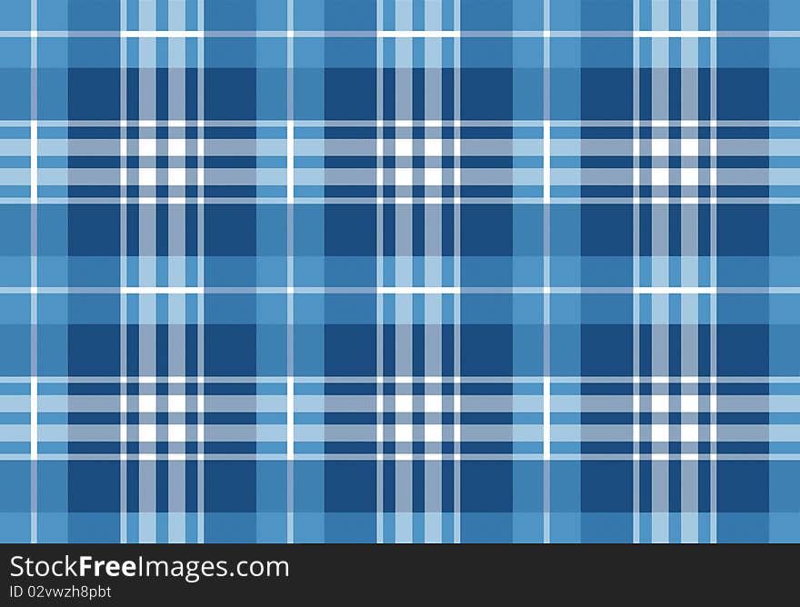 Blue and white seamless pattern