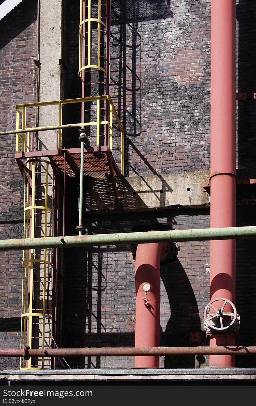 Old steel production in Essen, Germany. Old steel production in Essen, Germany