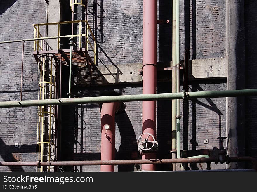 Old steel production in Essen, Germany. Old steel production in Essen, Germany