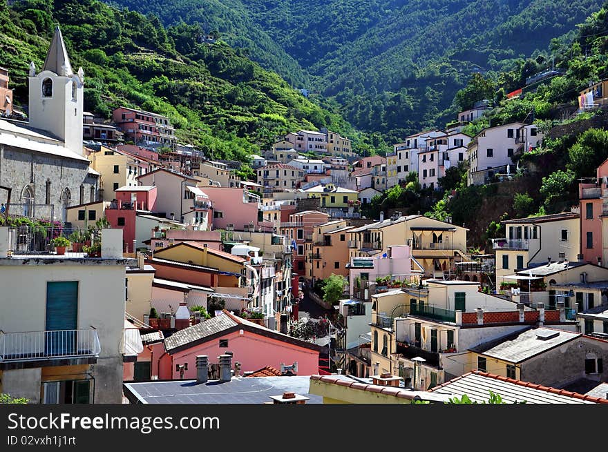 Riomaggiore houses