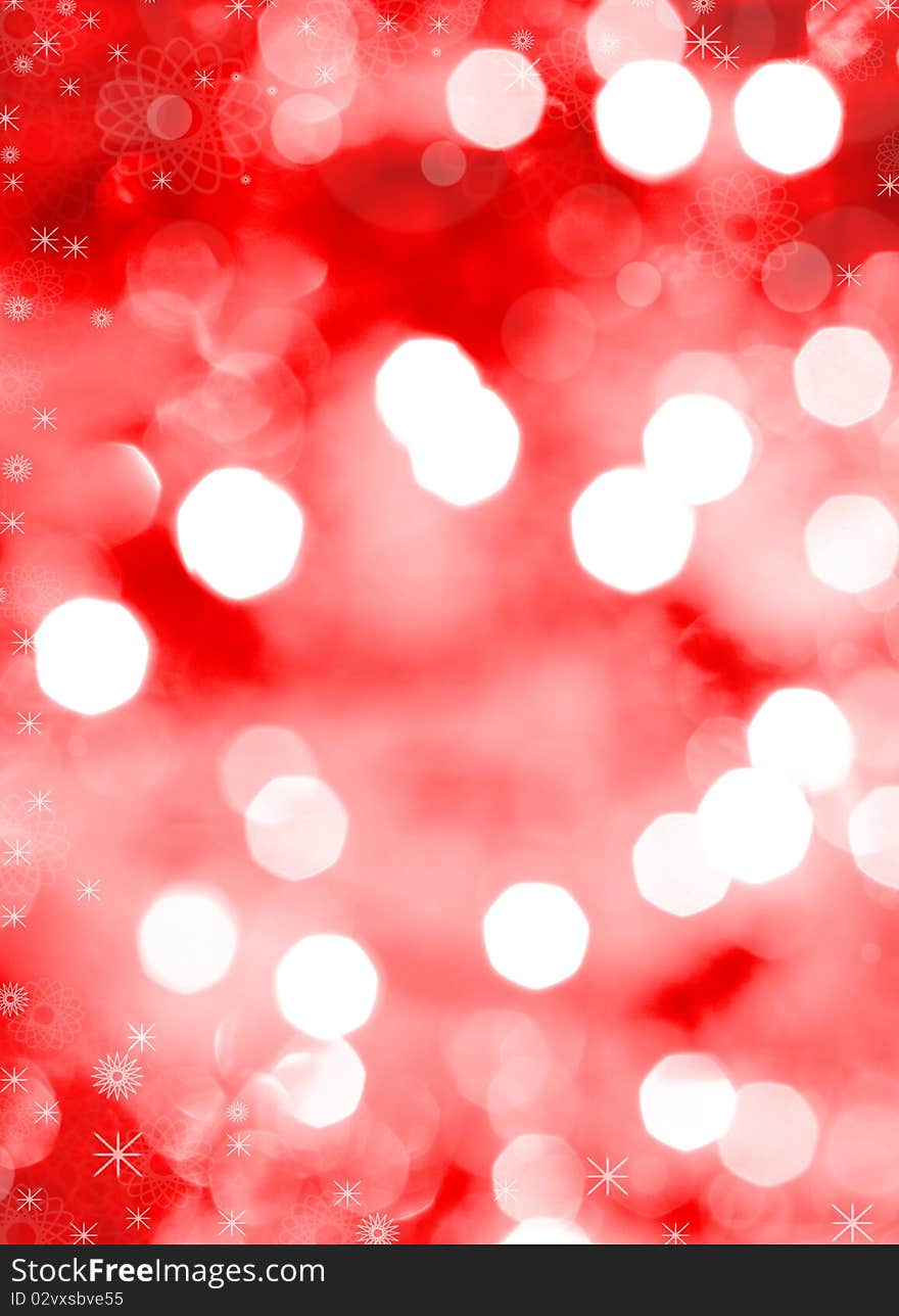 Abstract blur background with snow flakes. Abstract blur background with snow flakes