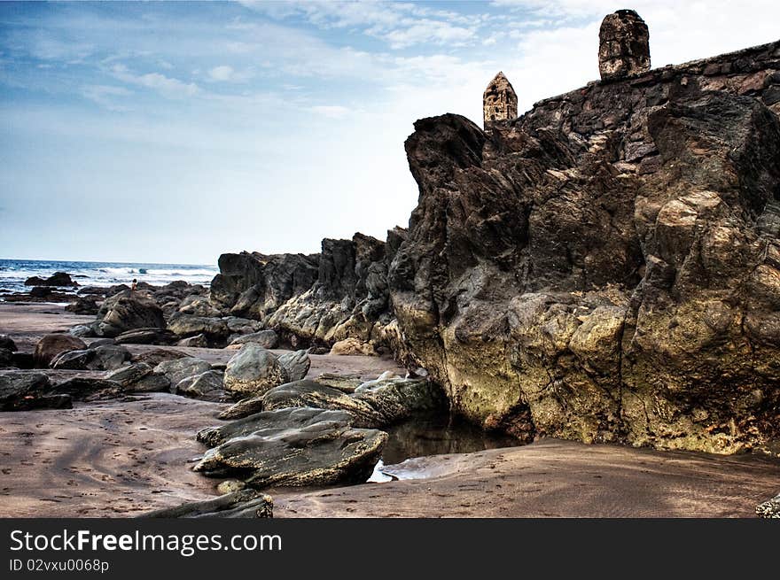 Rocky coast