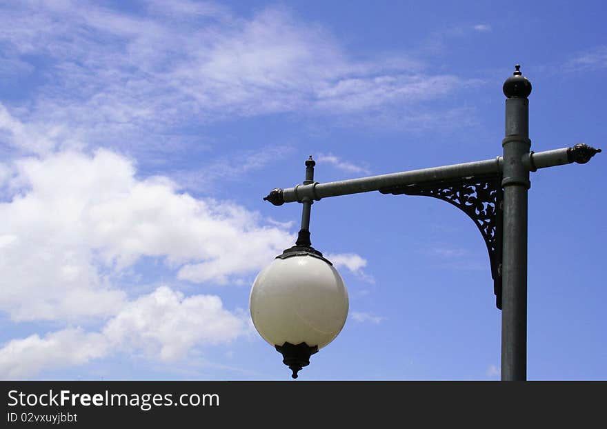 Lamp In Temple