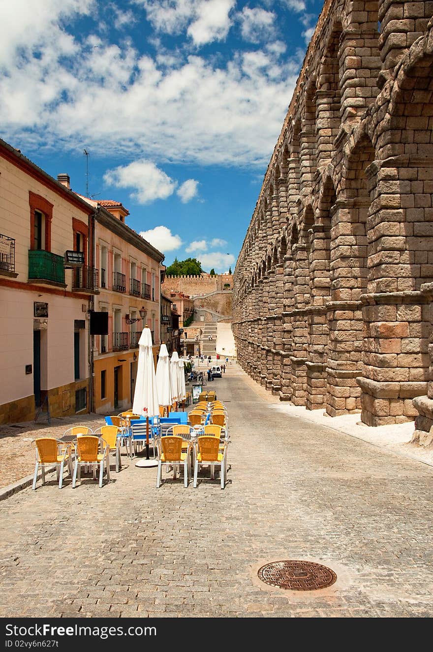 Old town in Spain