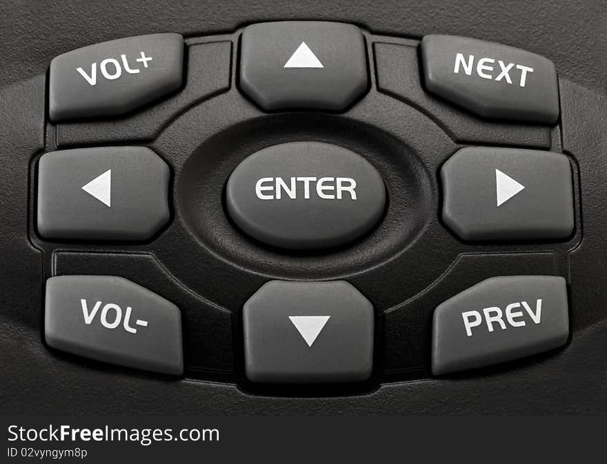 Remote control with some buttons