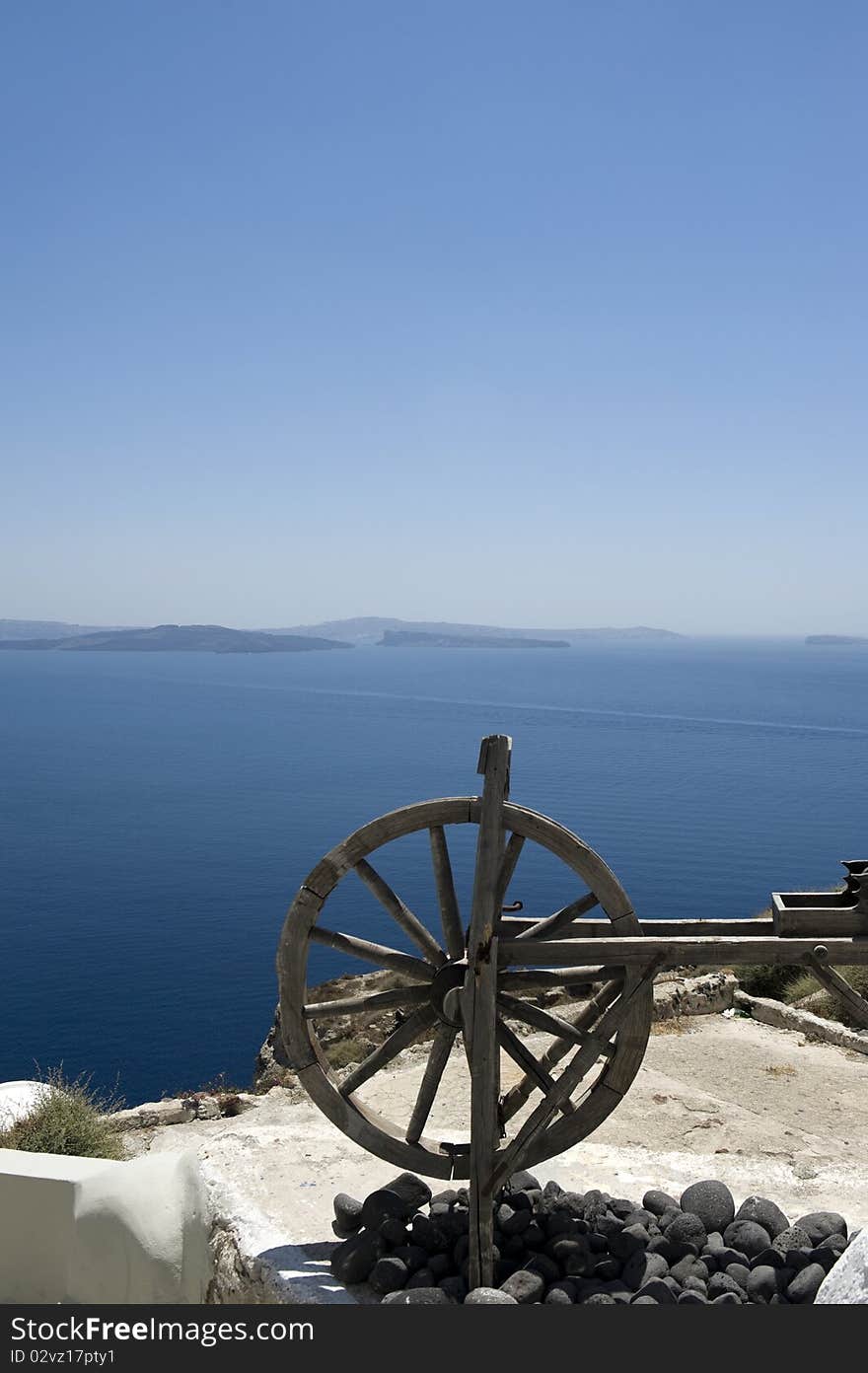 Gorgeous view of romantic Santorini