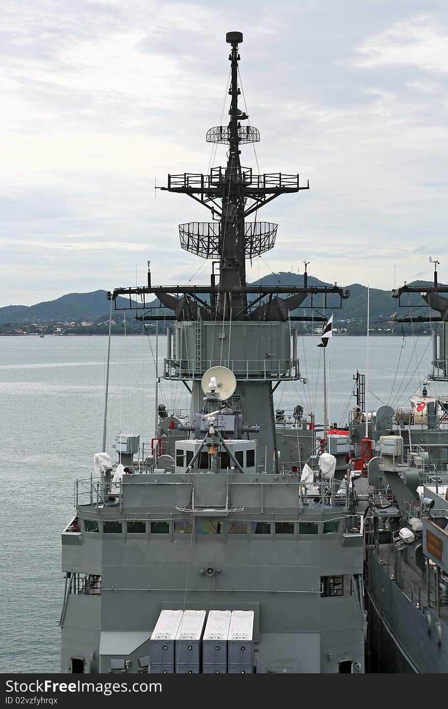 Part of Warship in Thailand