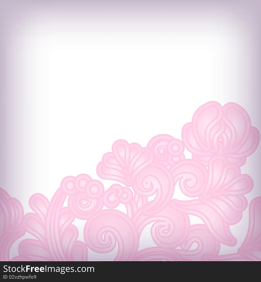 Soft floral background