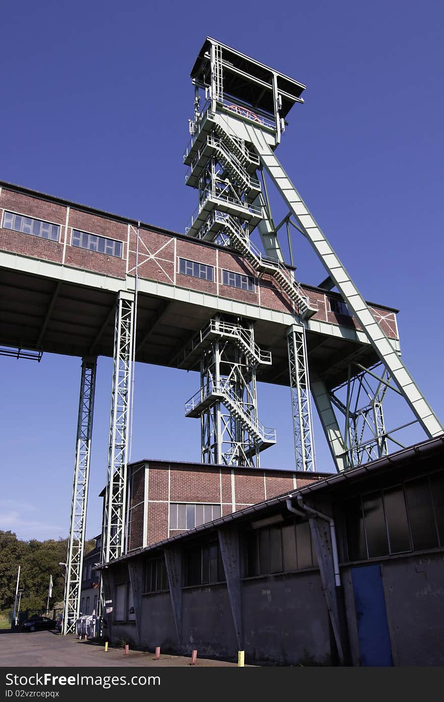 The headframe of the mine at George Willroth - Germany