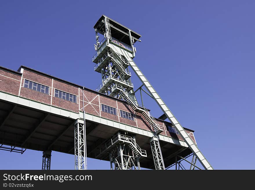 The headframe of the mine at George Willroth - Germany