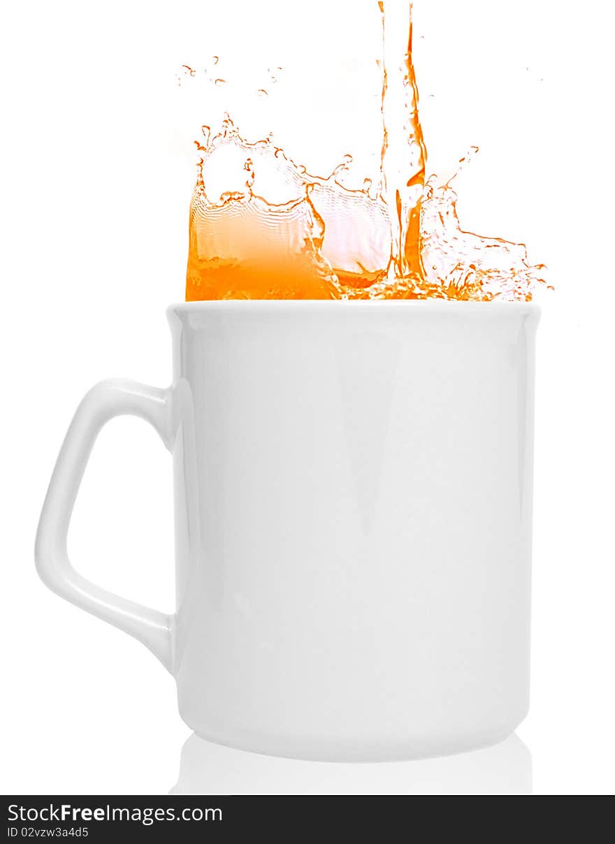 Cup of orange juice