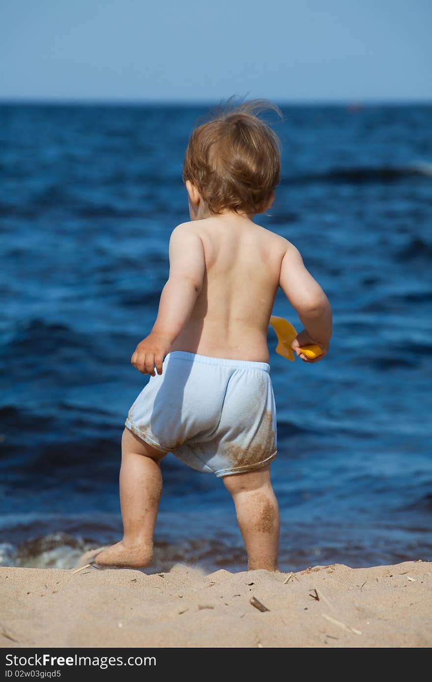 Child on a beach