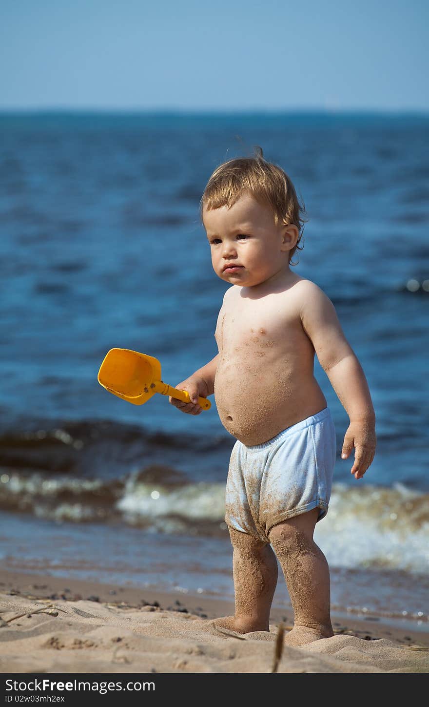 Child On A Beach