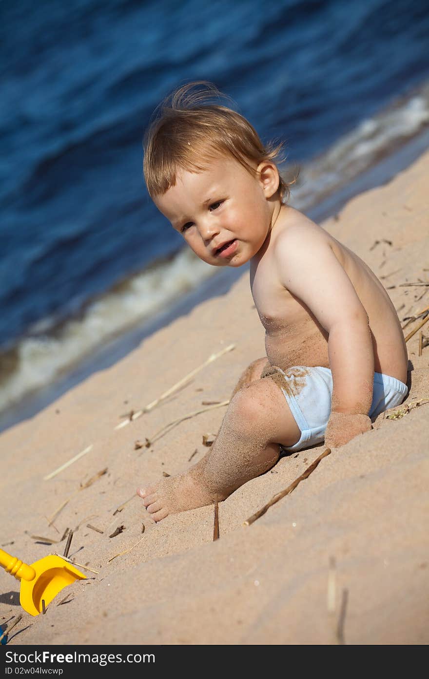 Child On A Beach