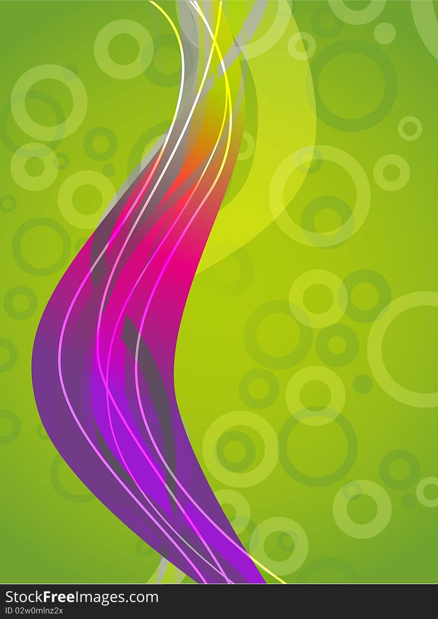 Colorful rings on white. Vector abstract background. Colorful rings on white. Vector abstract background