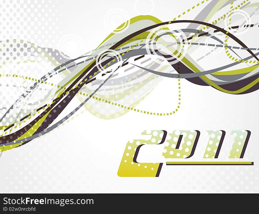 Vector illustration of new year background. Vector illustration of new year background