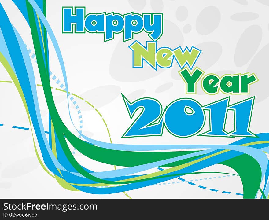 Vector illustration of new year background. Vector illustration of new year background