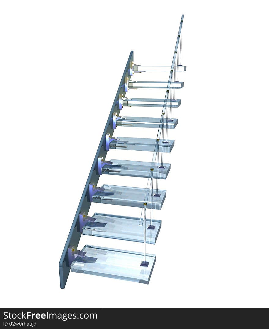 Glass ladder