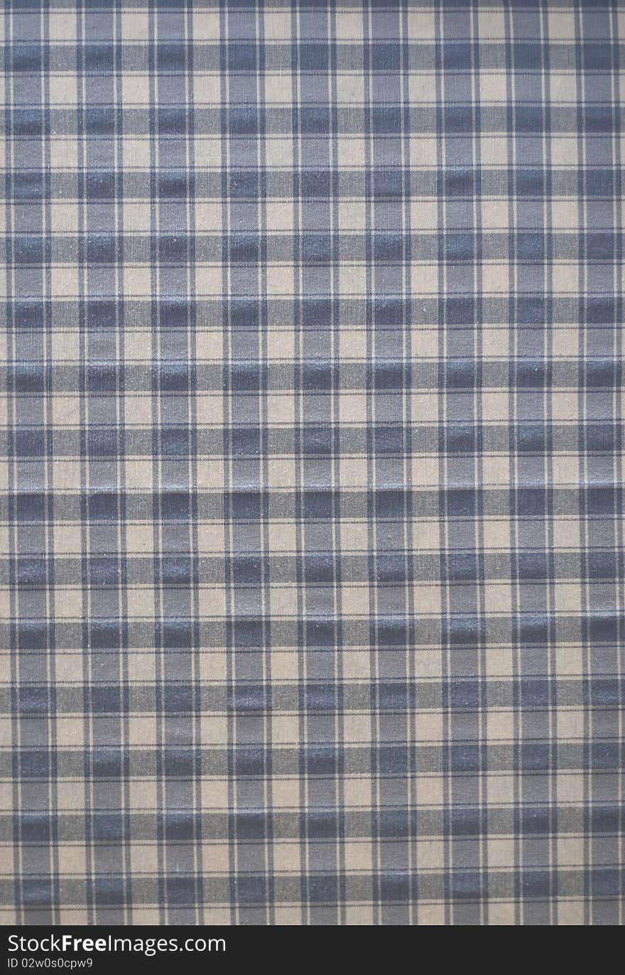 A textile texture in blue and white