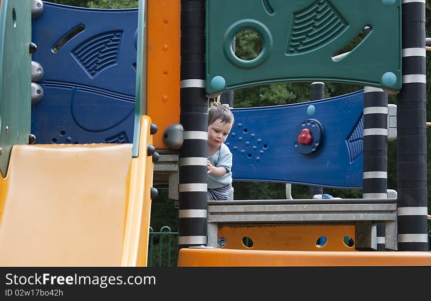 Child in playground