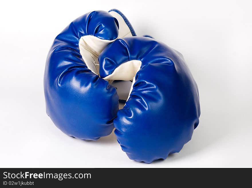 Isolated Pair Of Boxing Gloves