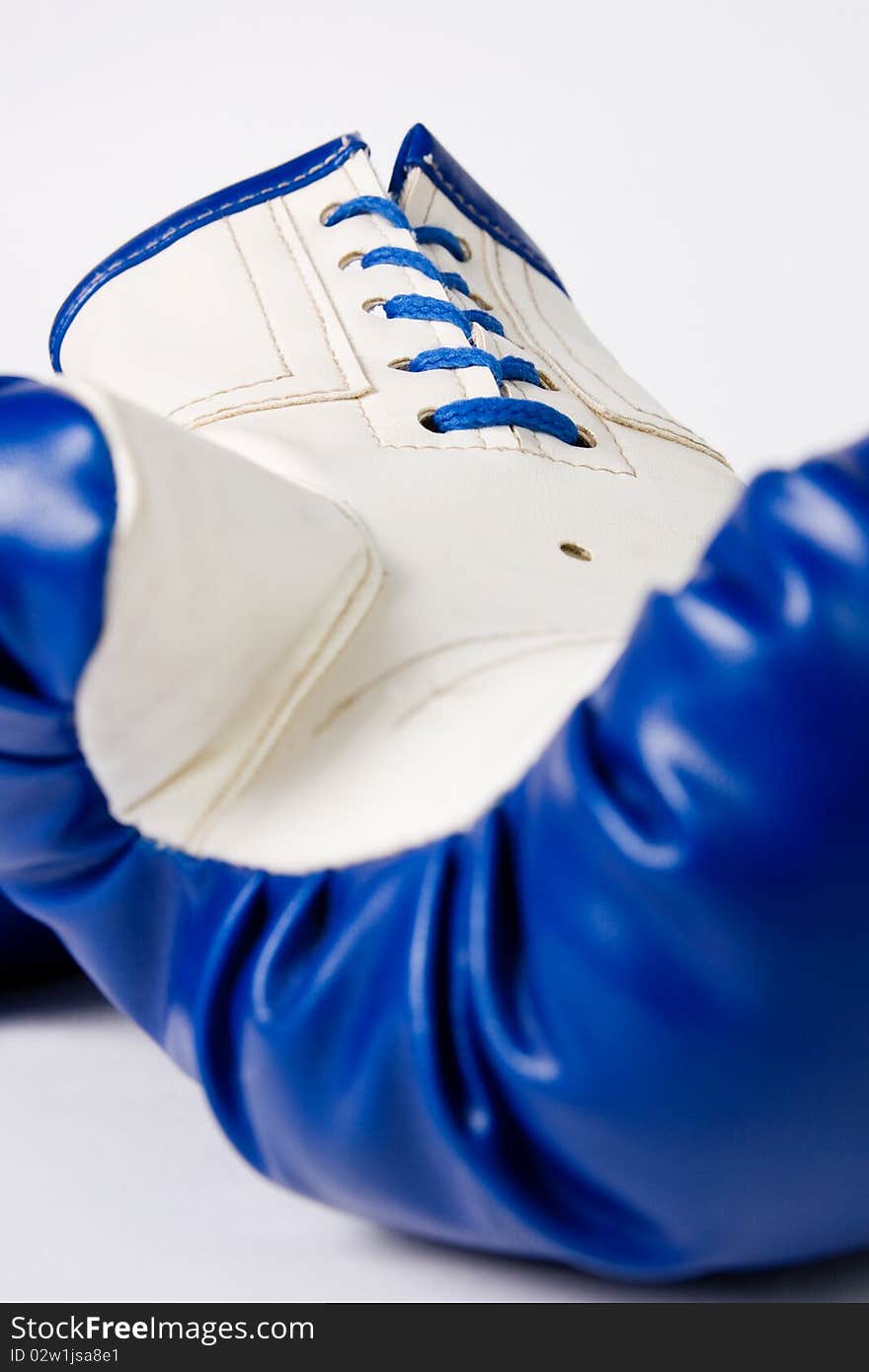 Boxing Glove On White