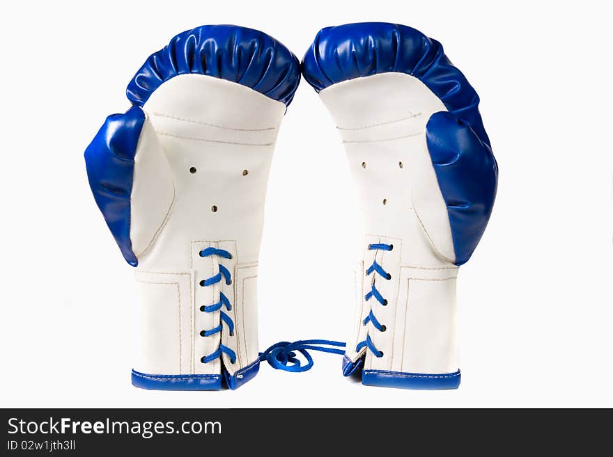 Isolated Pair Of Boxing Gloves