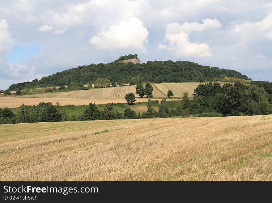 Wolf mountain near Goldberg lower silesia