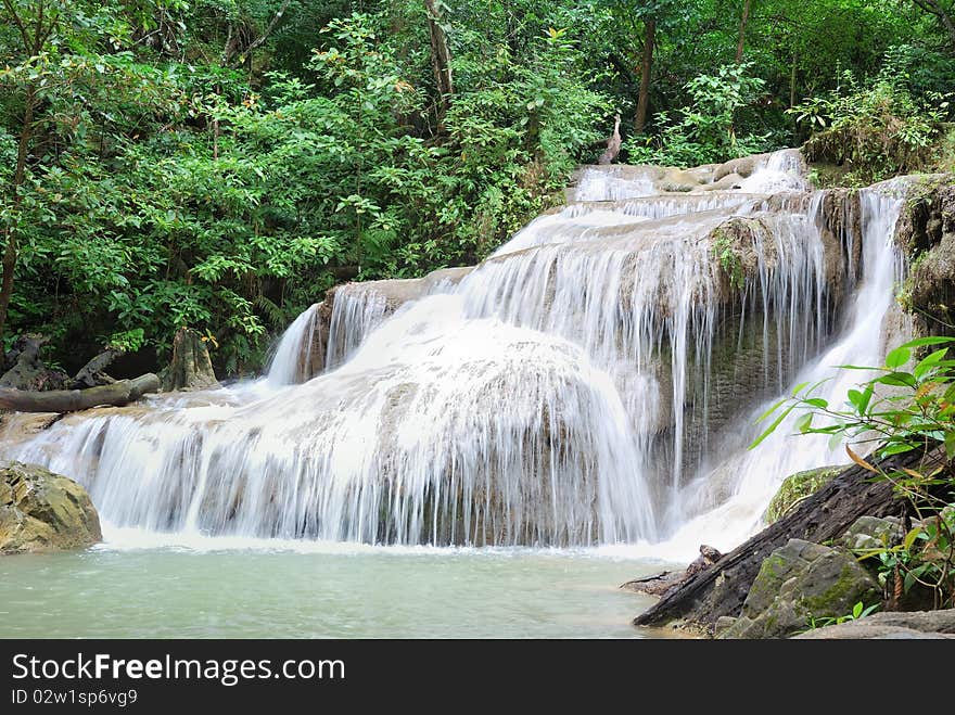 Erawan waterfall