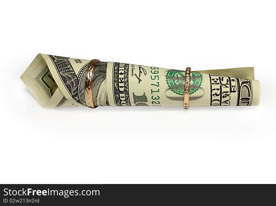 Dollar  in a tube