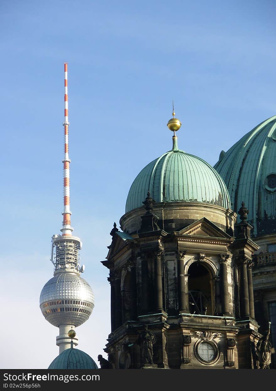 Berlin Dome and television tower