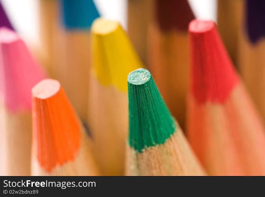 Collection Of Colorful Pencils