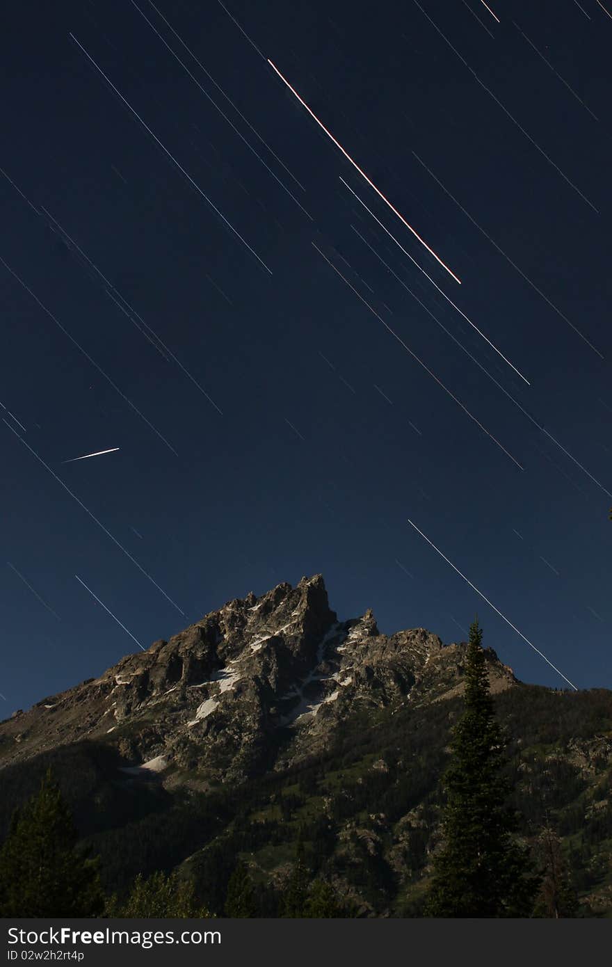 Grand Teton in Stars