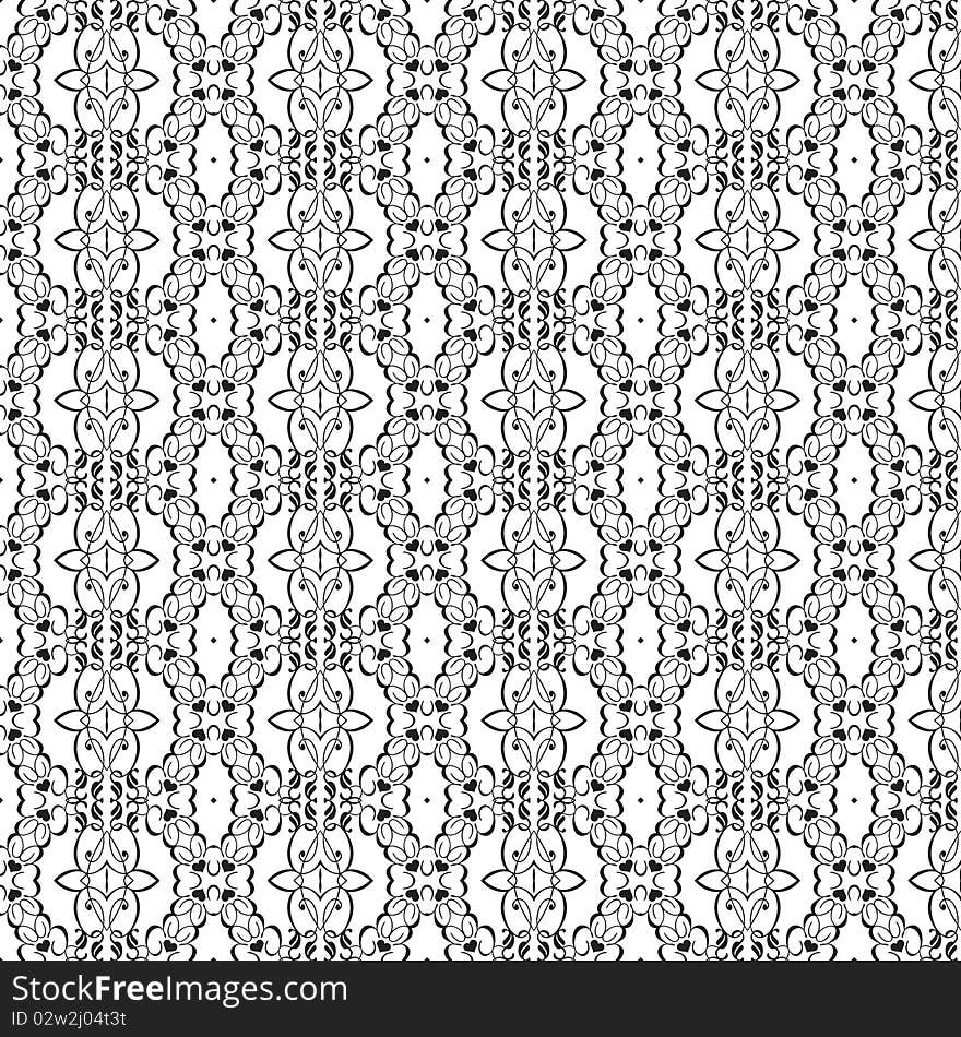 A seamless repeatable pattern featuring folk style hearts and flower motif. A seamless repeatable pattern featuring folk style hearts and flower motif.