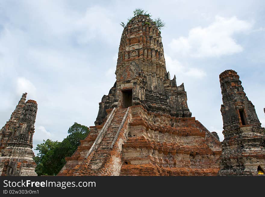 Wat Chai Wattanaram , The world heritage in Ayutthaya, Thailand