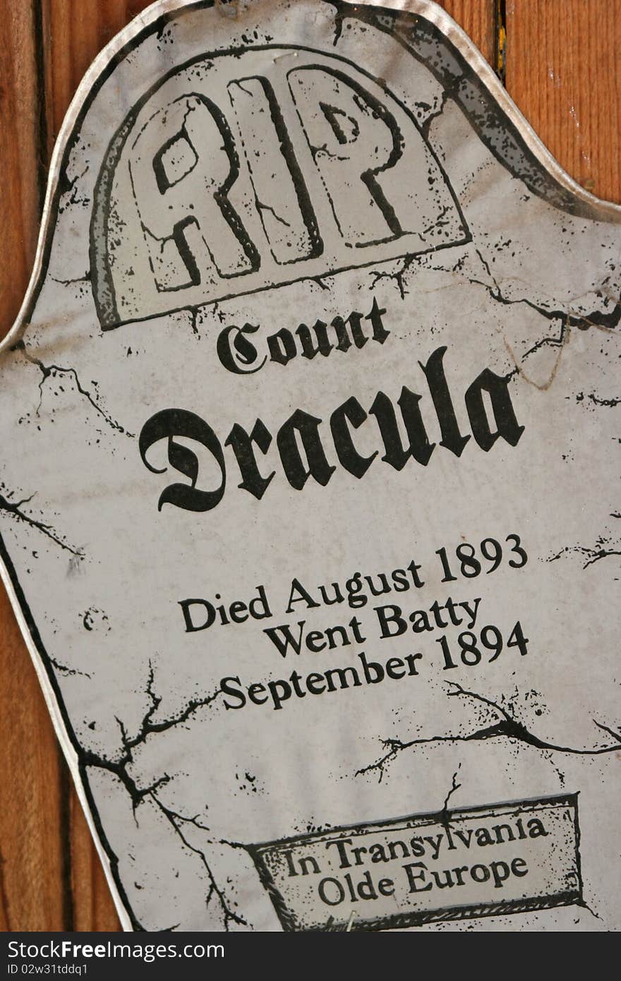 RIP Count Dracula